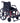 LIGHTWEIGHT HEAVYDUTY STEEL WHEELCHAIR - 55CM