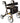 HEAVY DUTY EURO STYLE 10” FRONT X-FOLD ROLLATOR - PADDED SEAT