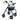Aspire Classic 8" Seat Walker Blue Front View