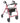 Aspire Deluxe 8" Seat Walker Red