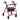 Aspire Classic 6" Seat Walker / Rollator Red